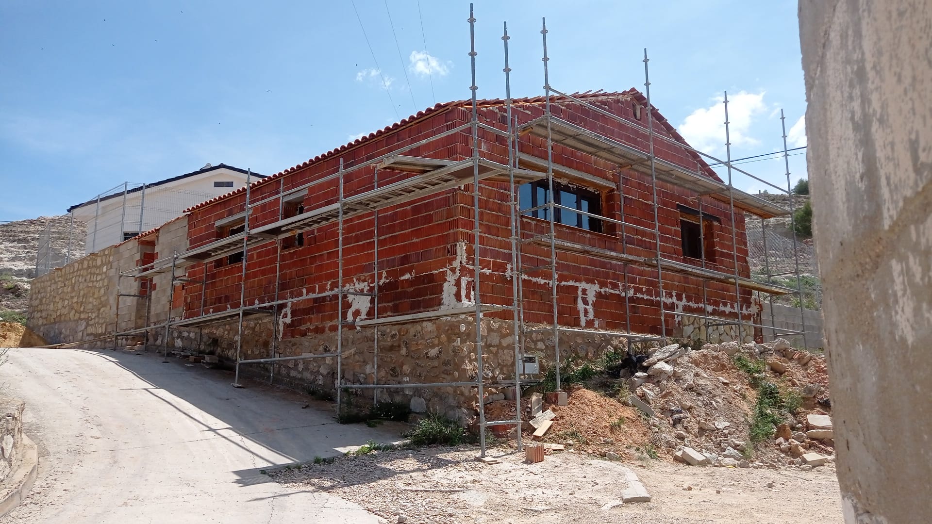 Detalle obra construcción - M.I.A. Construcciones